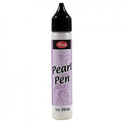 Viva Decor Pearl Pen Ice White 25ml